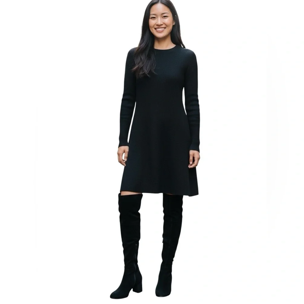 Coconuts by Matisse Black Suede Over the Knee Boots Size 7.5 Calf 15” Height 23”